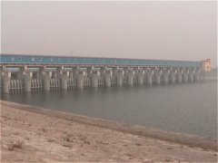 天津寶坻區潮白河南里自沽蓄水閘工程